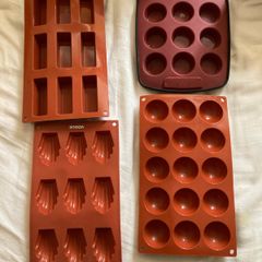 silicone baking moulds