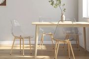 Dining Chairs 4 pcs Transparent PET