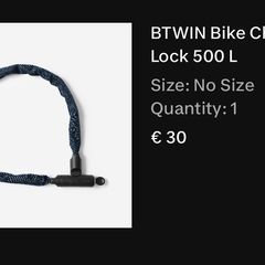 Bike Chain Lock 500 L