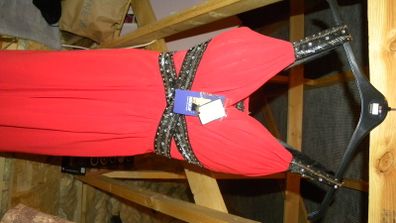 beautiful red nikka dress
