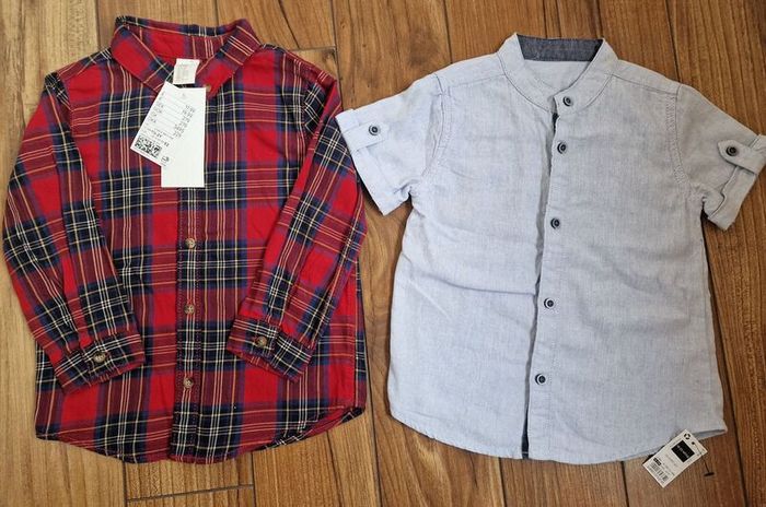 Boys shirts (x2) 1.5-2yrs