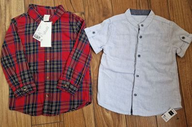 Boys shirts (x2) 1.5-2yrs