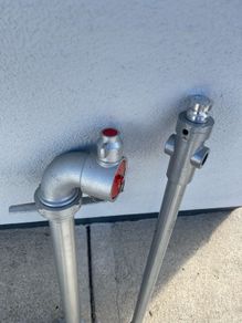 hydrant standpipe and key and bar