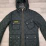 Barbour International Paxton Quilted Biker Jacket Mens Medium Image 2