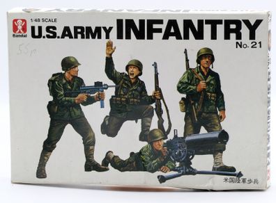 Bandai 1/48 Scale U.S. Army Infantry No. 21 WW11