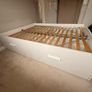 IKEA BRIMNES King Size Bed Frame with Storage and Slatted Base Image 5