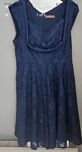 Navy Blue Jolie Moi Dress Size 16