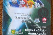 2014 Dublin v Derry &amp; Donegal v Monaghan - GAA National Football League Division 1 &amp; 2 Finals Programme