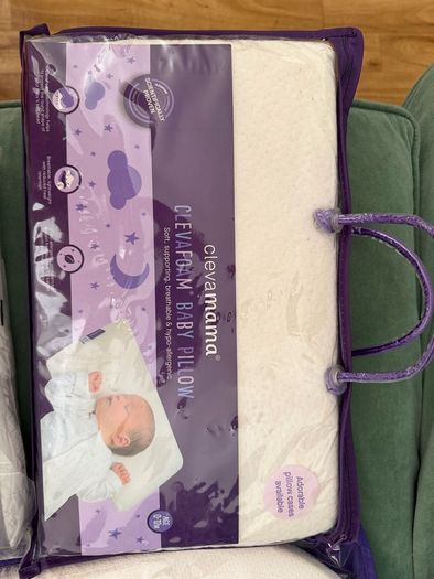 clevamama baby mattress, pillow & sheets