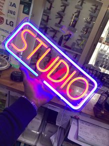 STUDIO Neon sign for Businesses Nail Salon Tattoo