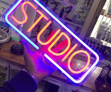 STUDIO Neon sign for Businesses Nail Salon Tattoo