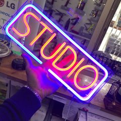 STUDIO Neon sign for Businesses Nail Salon Tattoo