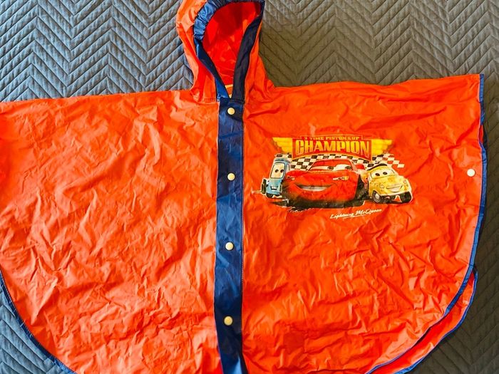 Kids Poncho Raincoat - Disney - Cars