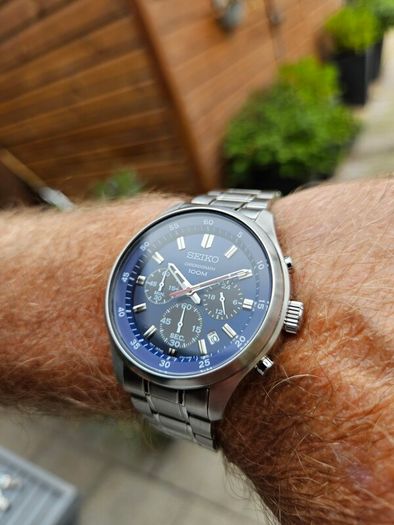 Watch Seiko Chronograph.