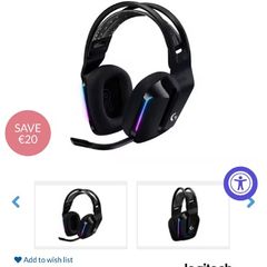 Logitech Wireless Gaming Headset