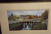 Brendan Hayes "The Grand Canal at Ranelagh" signed Lithograph