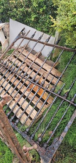 Victorian wrought iron gates