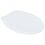 High Rimless Toilet Soft Close 7 cm Higher Ceramic White Image 7