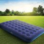 Camping Inflatable Airbed - Quick Inflating Outdoor Air Mattress with Spring Support & Durable Material I Versatile, Easy Store Blow Up Bed Perfect for Hiking & Festivals Double With Free Air Pump (FREE POSTAGE) Image 3