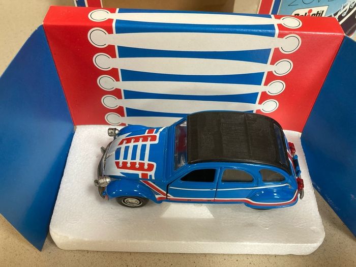 Citroen 2CV Basket Scale 1/25 Polistil Extremely Rare