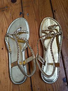 Gold Sandals
