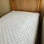 Oak Bed Double & Mattress Image 3