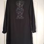 Zara Black Dress, beautiful print, lace detail at the back, size S Image 9