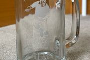 Vintage Ireland FIFA 1990 Etched Glass Mug