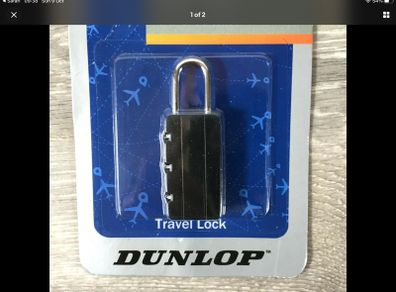 Dunlop luggage combination lock