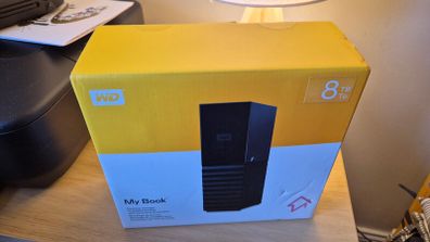 WD 8TB My Book external hard drive, Desktop HDD with Password Protection, USB 3.0, SuperSpeed USB, software for device management, backup, hardware encryption, works with PC and Mac, Black