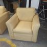 Yellow Couch and Armchairs Image 2