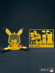 Pikachu 3D Assembly Kit Decorative Model