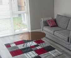 Mirror glass coffee table