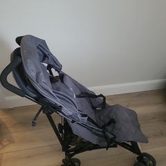grey push chair