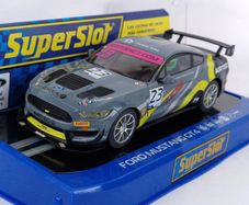 Scalextric Ford Mustang GT4 #23 Slot Car ( H4182 C4182 endurance gt touring le Mans muscle superslot )