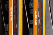 Hornby intercuty coaches. These items are an OO gauge model railway passenger coach featuring the classic orange and black Irish Rail (Iarnrod Eireann) InterCity livery.