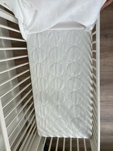Cot, mattress, cover ikea gulliver