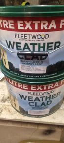 Fleetwood Weatherclad Exterior Paint Alpen White (Cream)