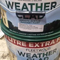 Fleetwood Weatherclad Exterior Paint Alpen White (Cream)
