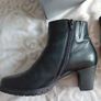 Gabor - Leather Ankle Boot - UK 5.5 - Black - Like New Worn Once RRP 99 Image 4