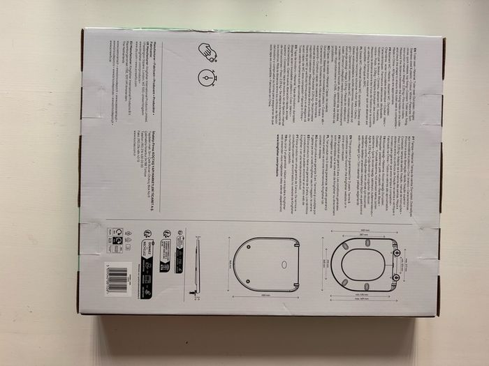 Toilet seat GoodHome Tanaro White D-shaped Soft close