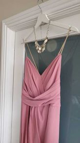 FOREVER NEW dusky pink occasion dress Sz 12 - Rrp 137 (New)