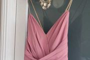 FOREVER NEW dusky pink occasion dress Sz 12 - Rrp 137 (New)