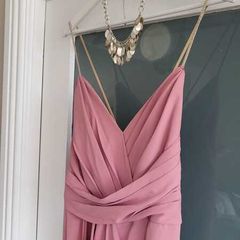 FOREVER NEW dusky pink occasion dress Sz 12 - Rrp 137 (New)
