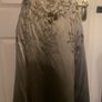 Warehouse grey satin embroidered dress uk 8 Image 3