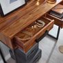 Solid Wood Console Table 90cm  Modern Hallway, Entryway  Computer Desk Image 5