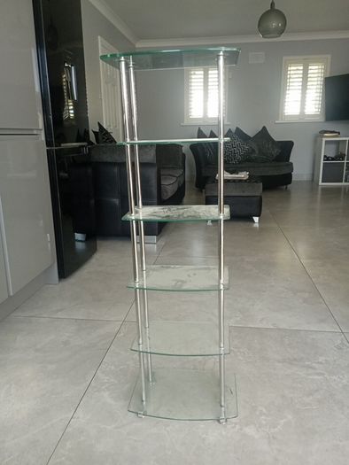 glass CD stand