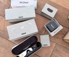 Rokid AI Glasses + Charging Case + Power Capsule | Like New | Complete