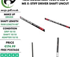 New Accra Raw Tour Z Red 6 M5 X-Stiff Driver Shaft / Uncut