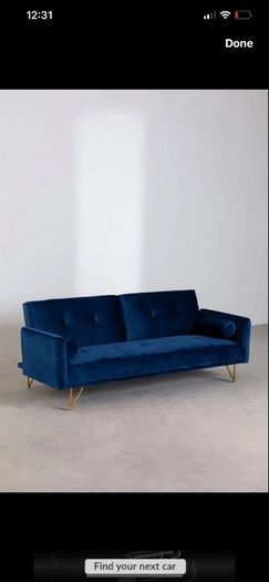 sofa bed velvet